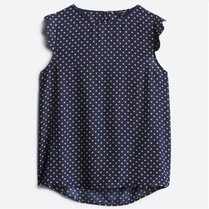 Papermoon Polka Dot Scallop Back Blouse